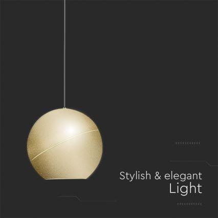 LED-kattokruunu johdossa LED/8,5W/230V 3000K kulta