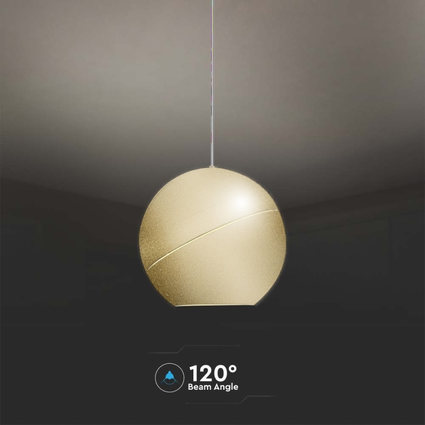 LED-kattokruunu johdossa LED/8,5W/230V 3000K kulta