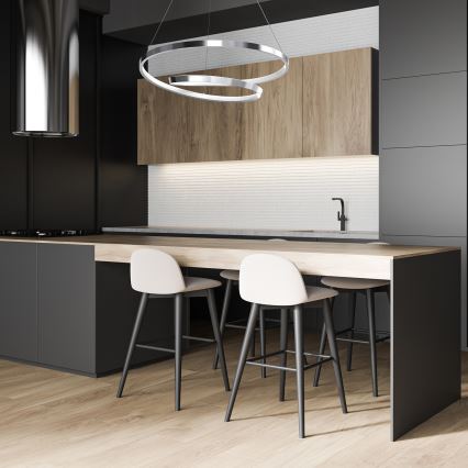 LED-kattokruunu johdossa LUCERO LED/48W/230V kiiltävä kromi