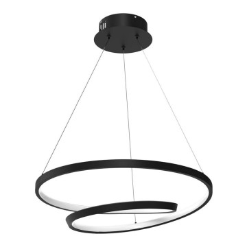 LED-kattokruunu johdossa LUCERO LED/48W/230V musta