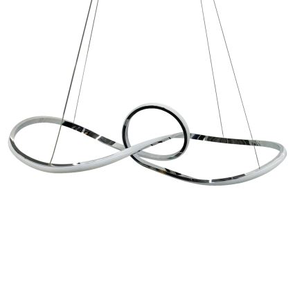 LED-kattokruunu johdossa MARCO LED/42W/230V kiiltävä kromi