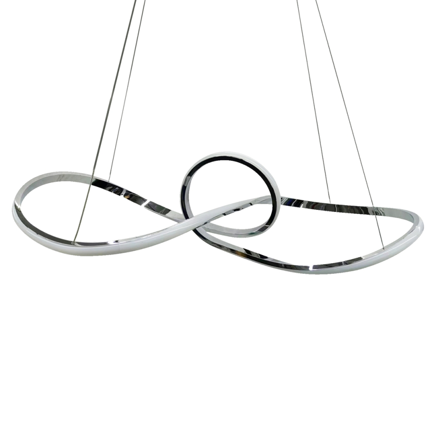 LED-kattokruunu johdossa MARCO LED/42W/230V kiiltävä kromi