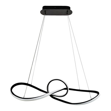 LED-kattokruunu johdossa MARCO LED/42W/230V musta