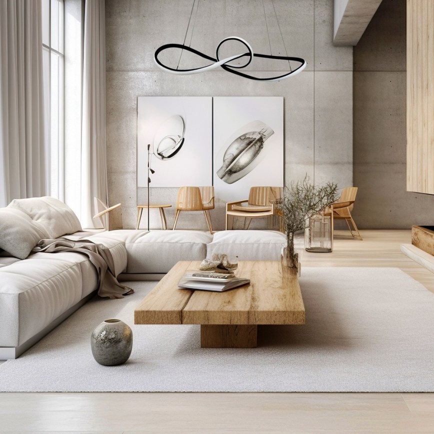 LED-kattokruunu johdossa MARCO LED/42W/230V musta