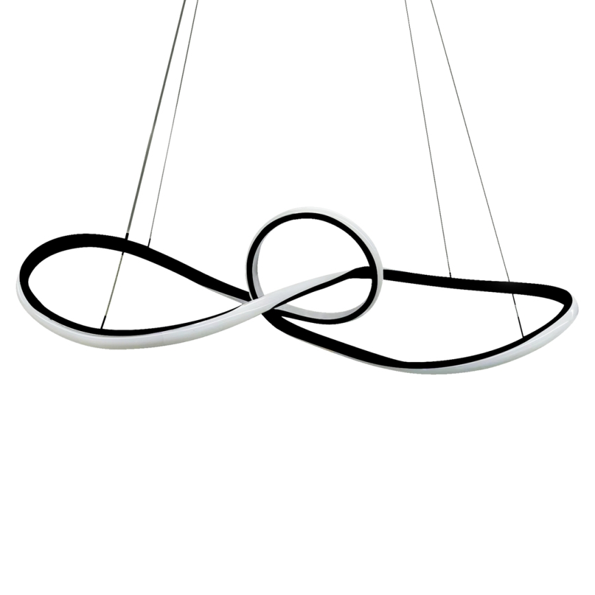 LED-kattokruunu johdossa MARCO LED/42W/230V musta