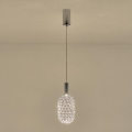 LED-kattokruunu johdossa PERFORATO LED/6,3W/230V 3000K kiiltävä kromi halkaisija 13 cm