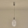 LED-kattokruunu johdossa PERFORATO LED/6,3W/230V 3000K kiiltävä kromi halkaisija 13 cm