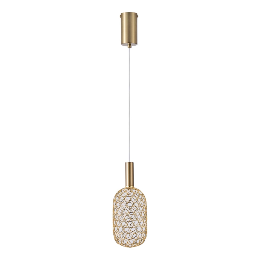 LED-kattokruunu johdossa PERFORATO LED/6,3W/230V 3000K kulta halkaisija 13 cm