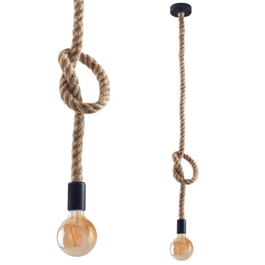LED-kattokruunu johdossa ROPE 1xE27/8W/230V