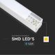 LED-kattokruunu johdossa SAMSUNG CHIP LED/40W/230V 6400K valkoinen