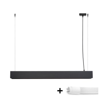 LED-kattokruunu johdossa SPARK 1xG13/8,5W/230V musta