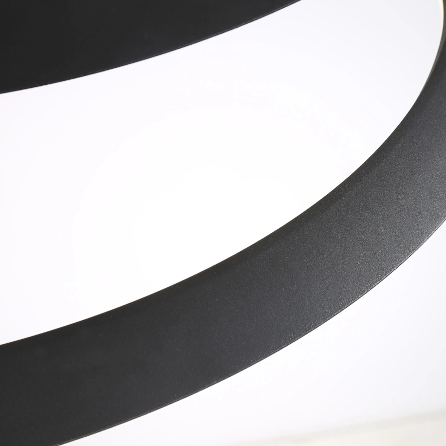 LED-kattokruunu johdossa TANGO LED/44W/230V 4000K halkaisija 60 cm musta