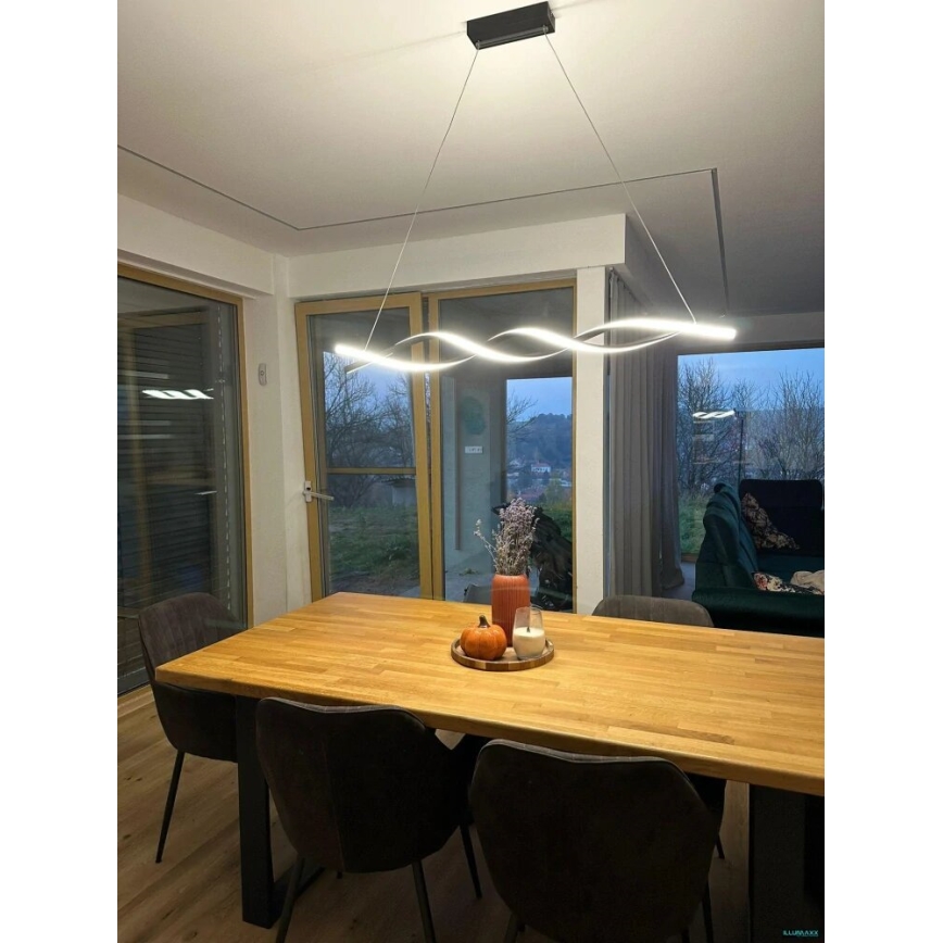 LED-kattokruunu johdossa TWIST LED/37W/230V 4000K 120 cm kulta