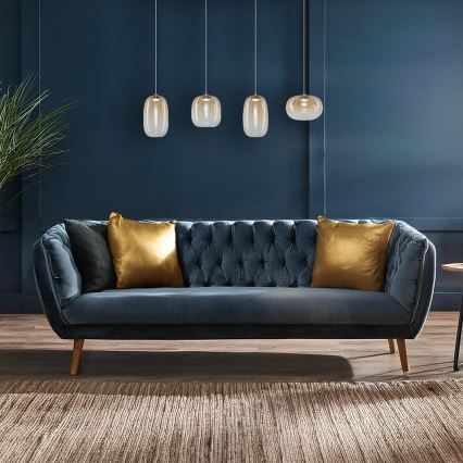 LED-kattokruunu johdossa VASO LED/15W/230V kulta/savuinen