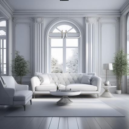 LED-kattokruunu johdossa VERTIGO LED/54W/230V musta