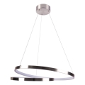 LED-kattokruunu johdossa ZEFIRA LED/40W/230V 4000K halkaisija 50 cm kiiltävä kromi