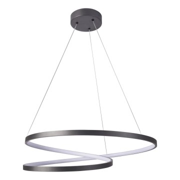 LED-kattokruunu johdossa ZEFIRA LED/52W/230V 4000K halkaisija 60 cm antrasiitti