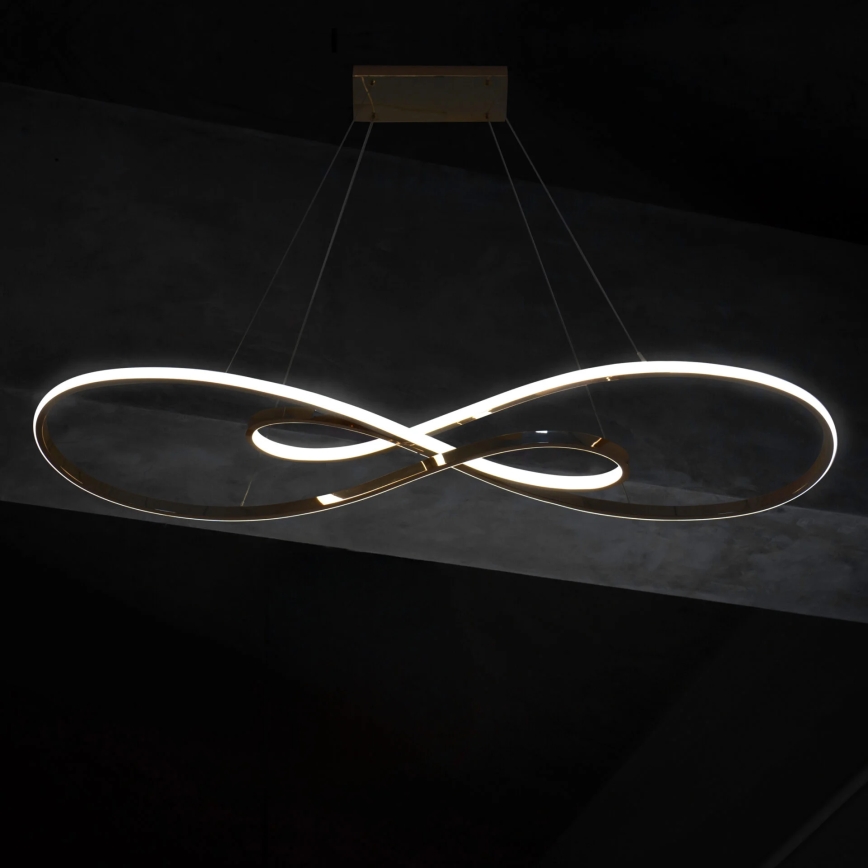 LED-kattokruunu johdossa ZUMBA LED/50W/230V kulta