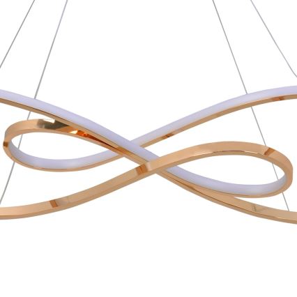 LED-kattokruunu johdossa ZUMBA LED/50W/230V kulta