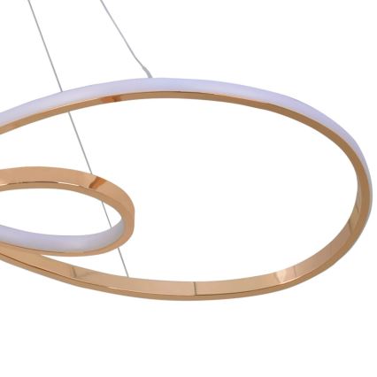 LED-kattokruunu johdossa ZUMBA LED/50W/230V kulta