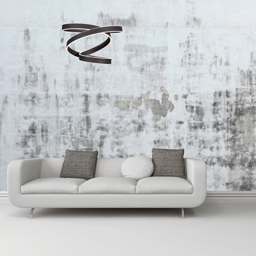 LED-kattokruunu narussa ANDROMEDA LED/45W/230V