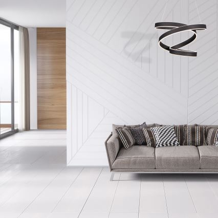 LED-kattokruunu narussa ANDROMEDA LED/45W/230V