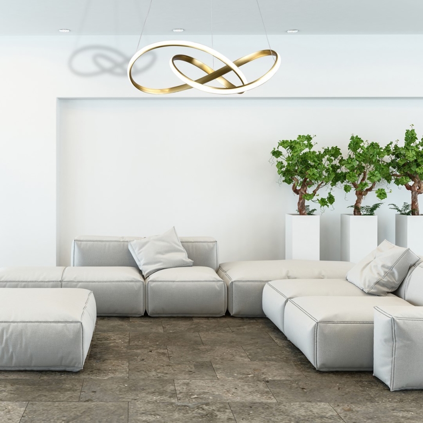 LED-kattokruunu narussa CAPPIO LED / 36W / 230V kultainen