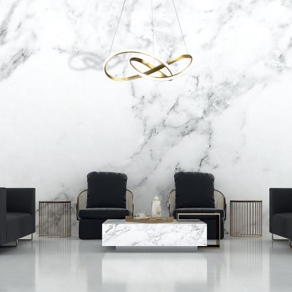 LED-kattokruunu narussa CAPPIO LED / 36W / 230V kultainen