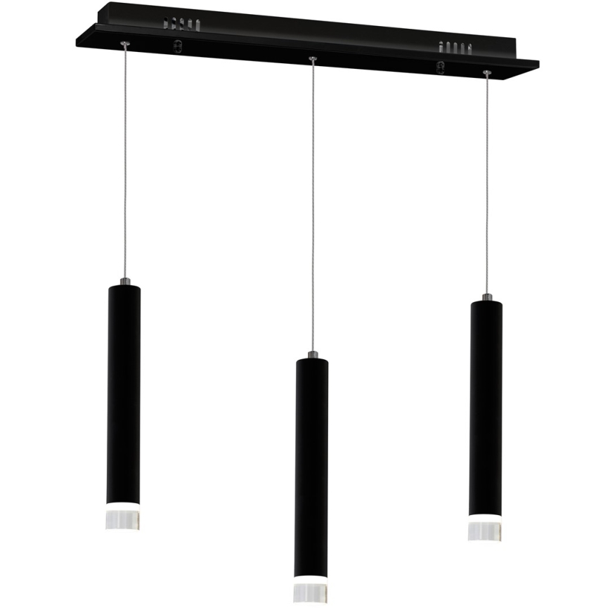LED-kattokruunu narussa CARBON 3xLED/15W/230V