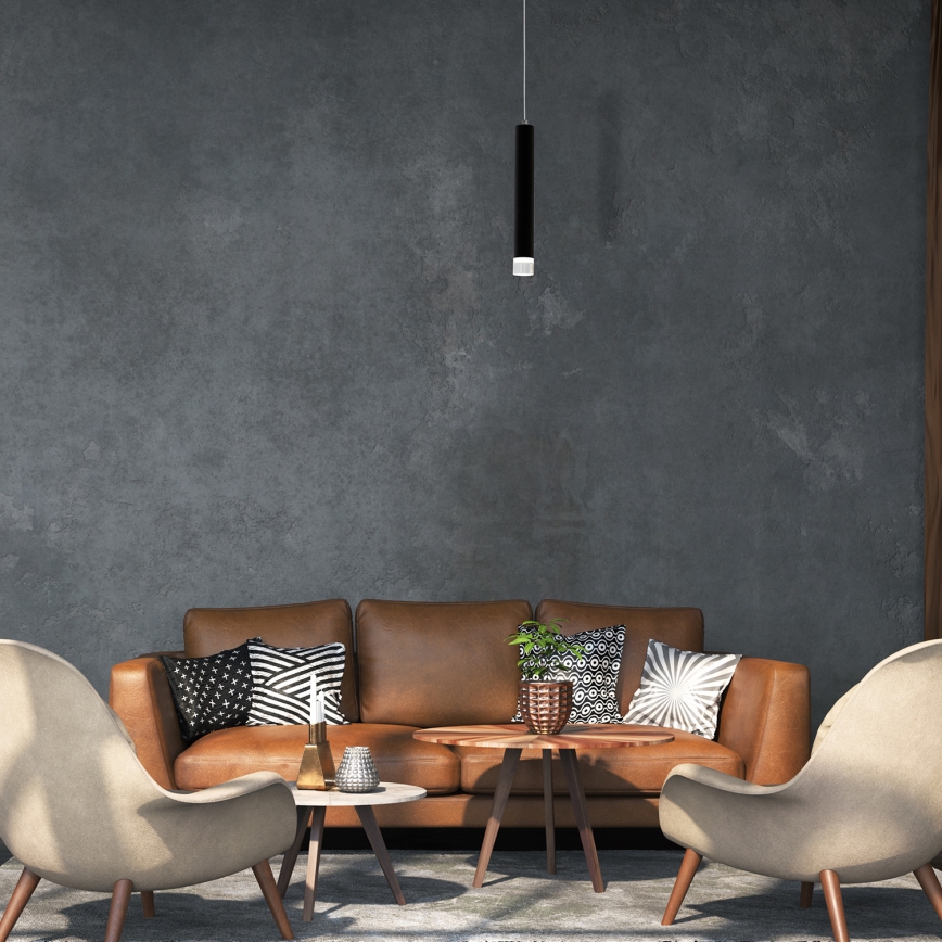 LED-kattokruunu narussa CARBON LED/5W/230V