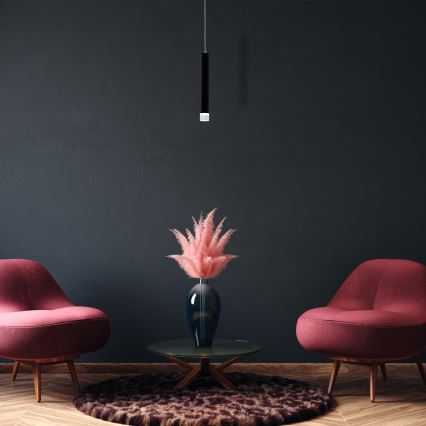 LED-kattokruunu narussa CARBON LED/5W/230V