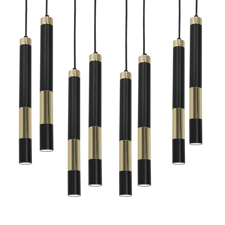 LED-kattokruunu narussa DALLAS 8xGU10/3W/230V