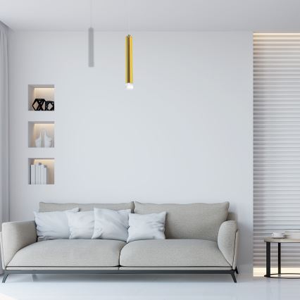 LED-kattokruunu narussa GOLDIE 1xLED/5W/230V kultainen