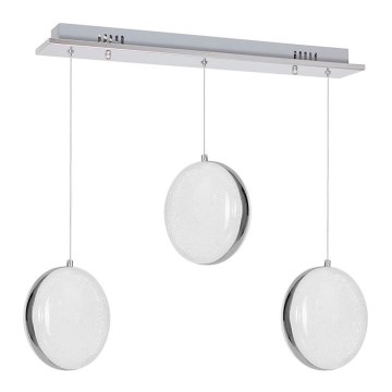 LED-kattokruunu narussa LIRA 3xLED/27W/230V