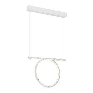 LED-kattokruunu narussa LOOP LED/20W/230V valkoinen