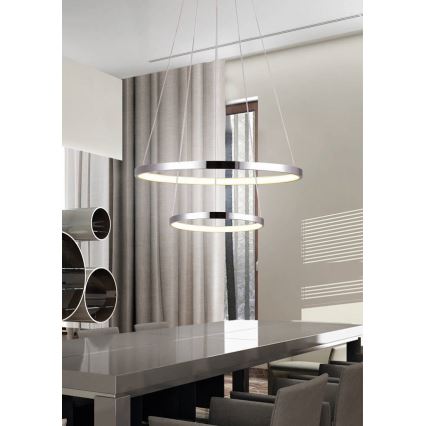 LED-kattokruunu narussa LUNE LED/40W/230V