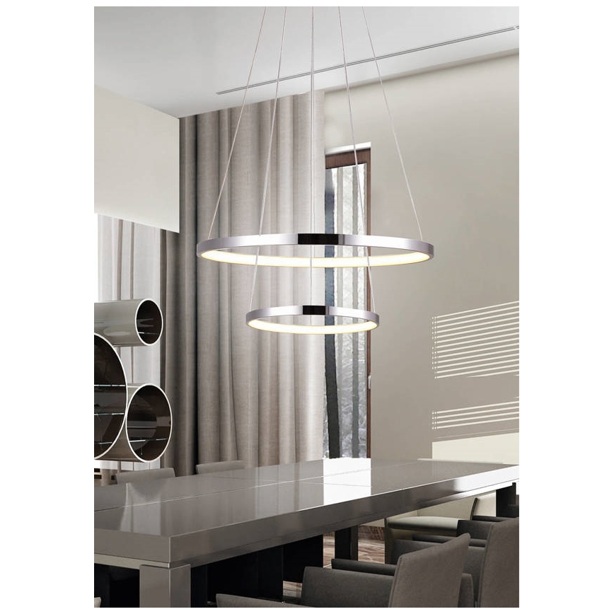 LED-kattokruunu narussa LUNE LED/40W/230V