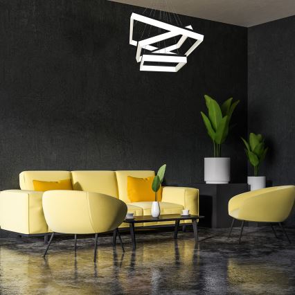 LED-kattokruunu narussa NERO 3xLED/140W/230V