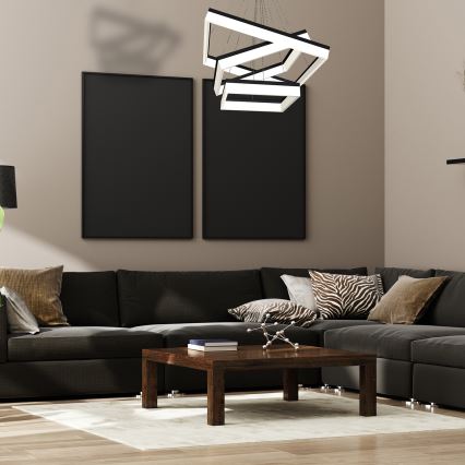 LED-kattokruunu narussa NERO 3xLED/140W/230V