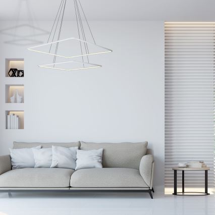 LED-kattokruunu narussa NIX LED/50W/230V valkoinen