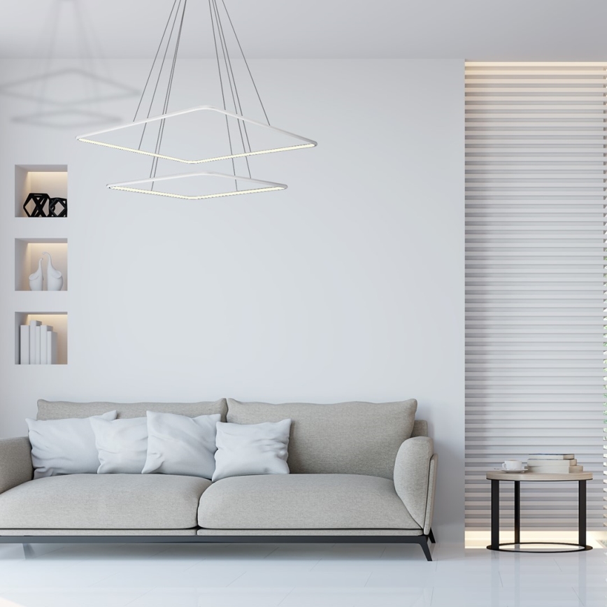 LED-kattokruunu narussa NIX LED/50W/230V valkoinen