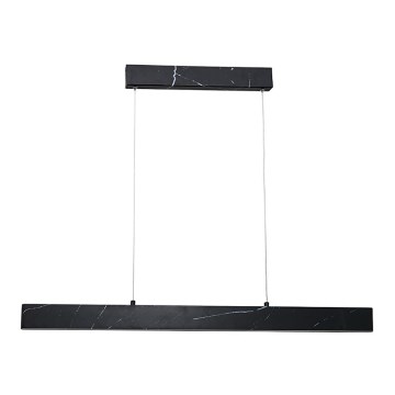 LED-kattokruunu narussa PIERCE LED/18W/230V musta