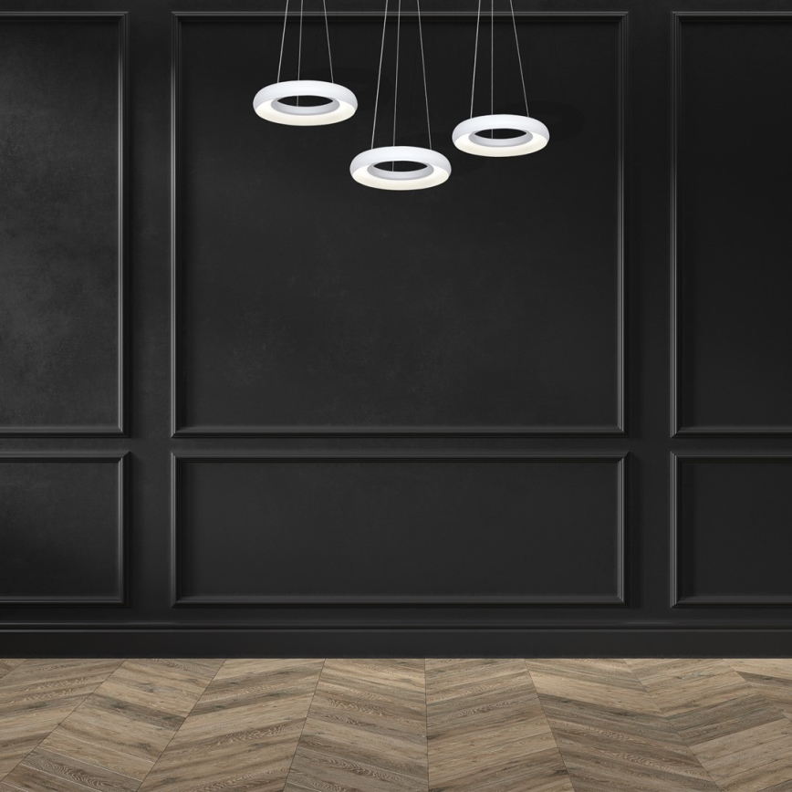 LED-kattokruunu narussa RONDO 3xLED/12W/230V