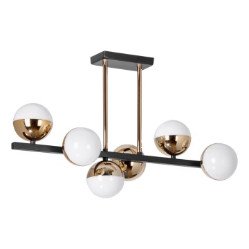 LED-kattokruunu tankoon 6xLED/7W/230V kulta/musta