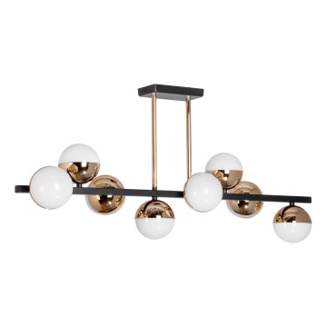 LED-kattokruunu tankoon 8xLED/7W/230V kulta/musta