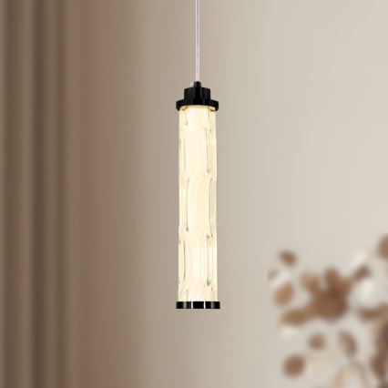 LED-kattokruunu vaijerilla CORTE LED/10W/230V musta