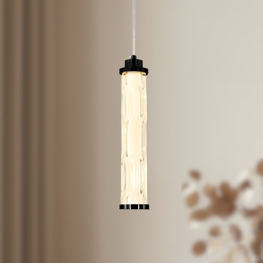 LED-kattokruunu vaijerilla CORTE LED/10W/230V musta