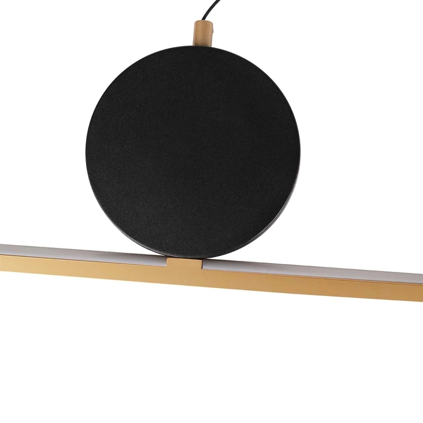 LED-kattokruunu vaijerilla FLORENTYNA LED/48W/230V 4000K kultainen/musta