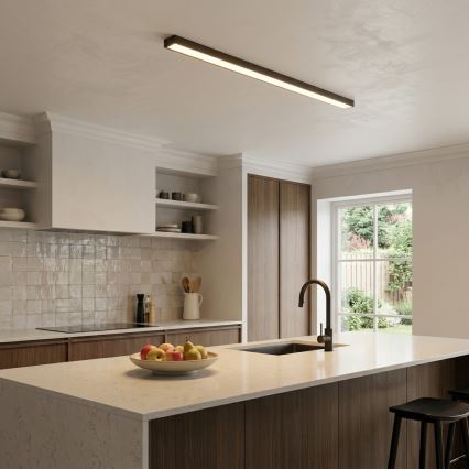 LED-kattokruunu vaijerilla/pinta-asennettava LED/44W/230V 4000K 120 cm musta