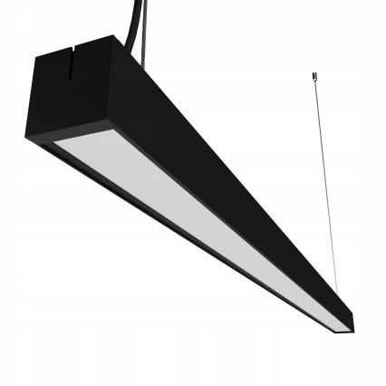 LED-kattokruunu vaijerilla/pinta-asennettava LED/44W/230V 4000K 120 cm musta